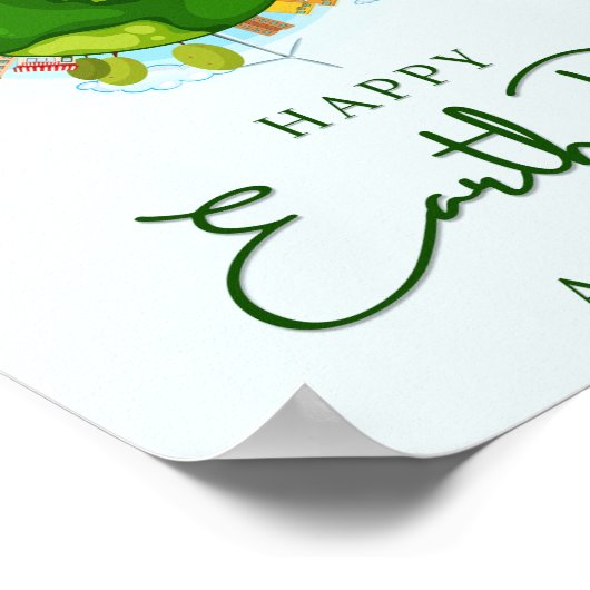 アースデイ4月22日 ポスター (角)