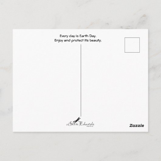 アースデイ:ガッシュのカニりんご ポストカード (裏面)