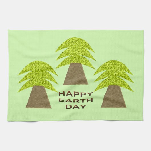 アースデイ・ツリー キッチンタオル (横)
