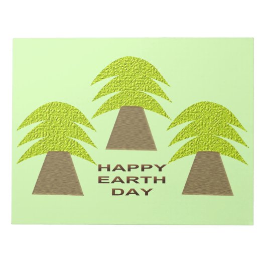 アースデイ・ツリー ノートパッド (正面)