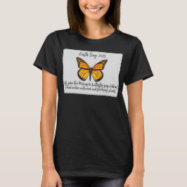 アースデイ - モナーク蝶を救おう Tシャツ