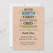 アースデイ 招待状 (正面)