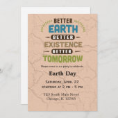 アースデイ 招待状 (正面/裏面)