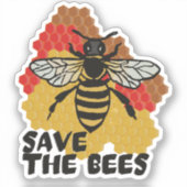 アースデイ、救ザビー シール (正面)