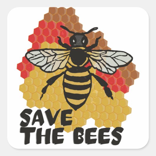 アースデイ、救ザビー スクエアシール (正面)