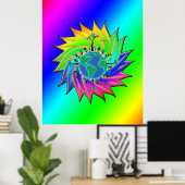 アースデイ~日が差すこと ポスター (ホームオフィス)