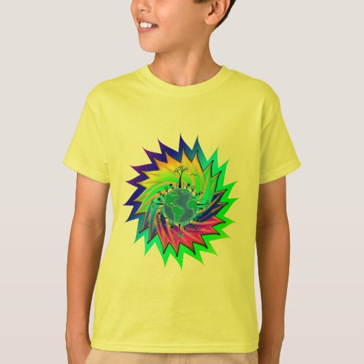アースデイ～日が差すこと Tシャツ (正面)