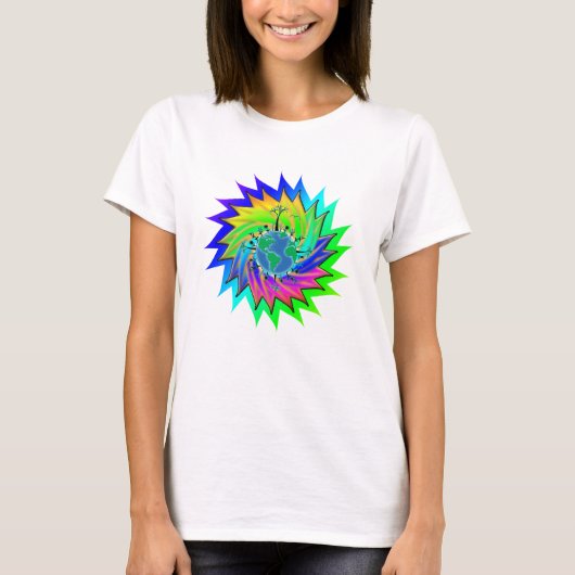 アースデイ～日が差すこと Tシャツ (正面)
