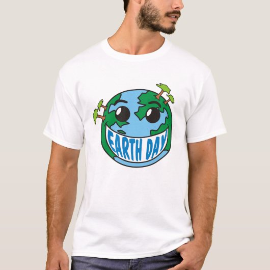 アースデーのワイシャツ Tシャツ (正面)