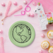 アースデーの惑星のプレート及びパーティーの供給 ペーパープレート (パーティー)