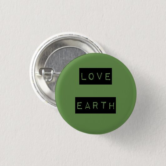 アースデーの環境主義者のエコのギフトのワイシャツ 缶バッジ (正面&裏面)