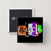 アースデーのTシャツおよびギフト 缶バッジ (正面&裏面)