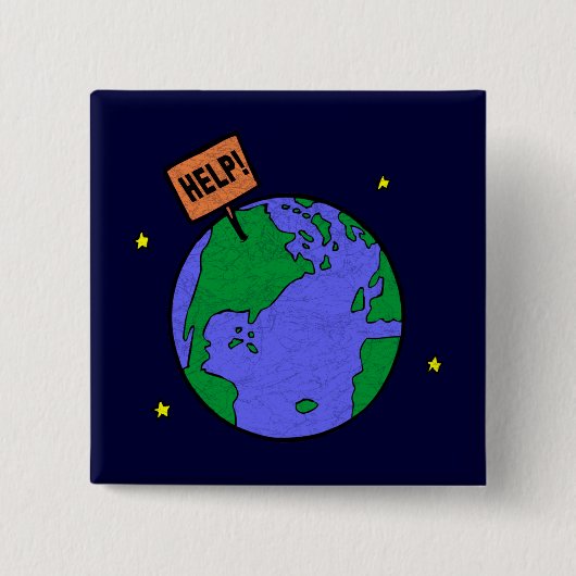 アースデーのTシャツおよびギフト 缶バッジ (正面)