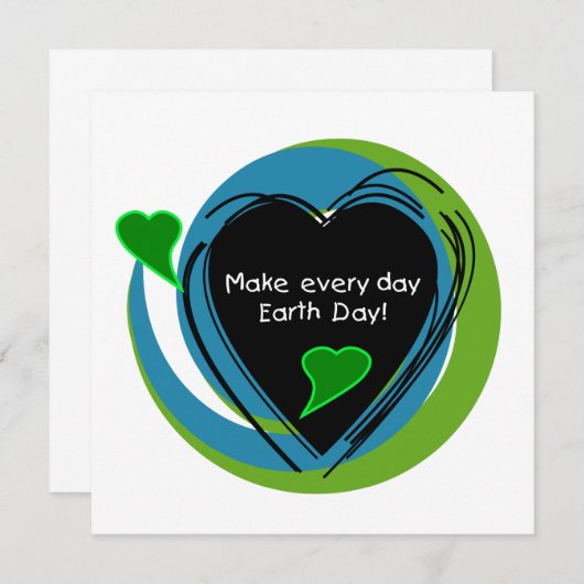 アースデーを毎日作って下さい (正面/裏面)