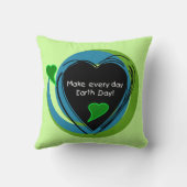 アースデーを毎日作って下さい クッション (裏面)