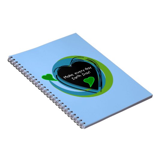 アースデーを毎日作って下さい ノートブック (右側)