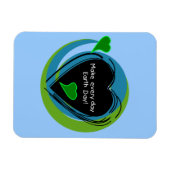 アースデーを毎日作って下さい マグネット (横)