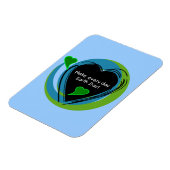 アースデーを毎日作って下さい マグネット (左側)