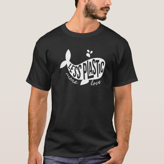 アースデー プラスチック削減 リサイクル プレミアム Tシャツ (正面)