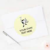 アースデー-保存エネルギー ラウンドシール (封筒)