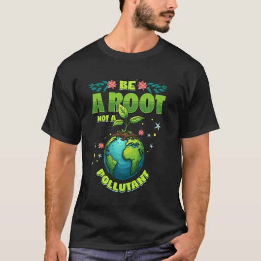 アースデー 環境汚染防止 環境保護 Tシャツ (正面)