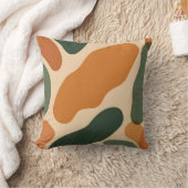 アーストオーガニックーン抽象芸術図形パターン クッション (ブランケット)