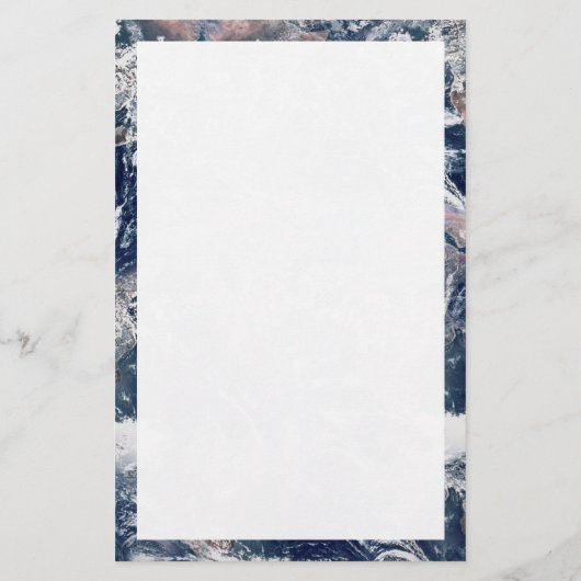 アーストリ縁どムと背景テンプレート 便箋 (裏面)