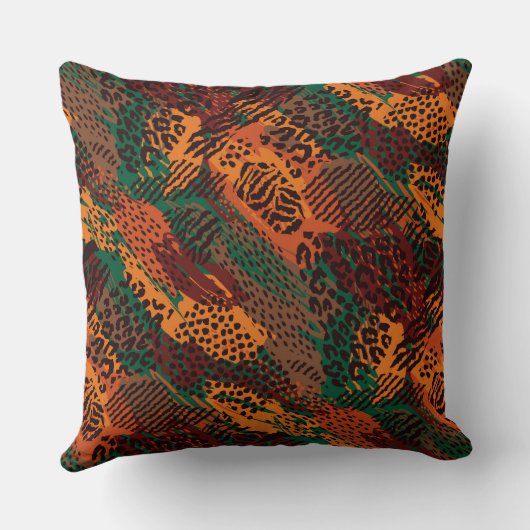 アーストンサファリアニマルプリント クッション (裏面)