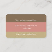 アーストンモノグラモダンムミニマルプロフェッショナル 名刺 (裏面)