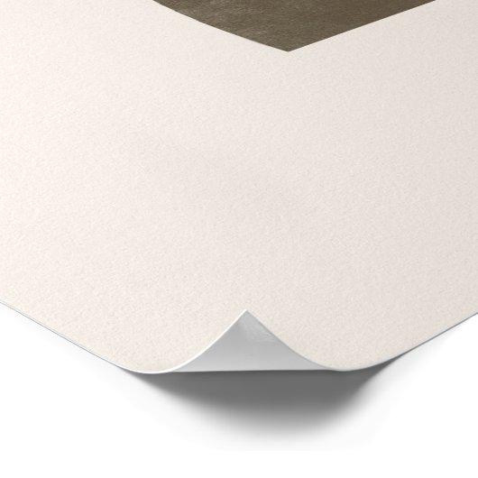 アーストーネモダンカラー抽象芸術植物学 ポスター (角)