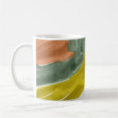 アーストーネ水カラーパーソナライズされたコーヒーマグ コーヒーマグカップ (左)