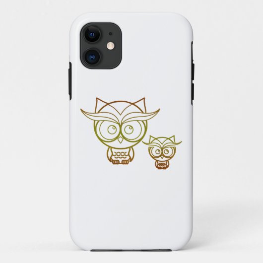 アーストーンのフクロウ Case-Mate iPhoneケース (裏面)