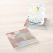 アーストーンの形状 ガラスコースター (アングル)