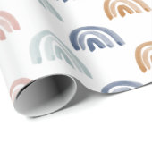 アーストーンの水彩虹の行 ラッピングペーパー (ロールコーナー)