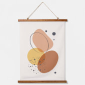 アーストーンオーガニックは3つのコンポジションを形成 吊り下げ型タペストリー (正面)