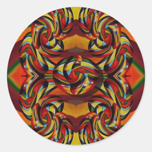 アーストーンカラフルステッカー ラウンドシール (正面)