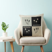 アーストーンクロッカスフラワージオメトリック装飾用クッション クッション (椅子)