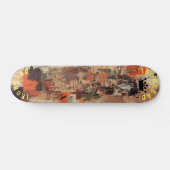 アーストーングラフィティインスパイア抽象芸術通りアート スケートボード (横)