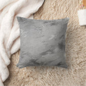 アーストーンシルバーグレーグラファイト大理石 クッション (ブランケット)
