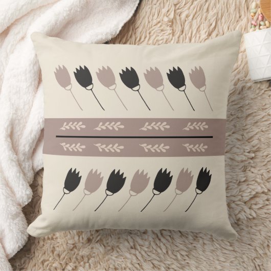 アーストーンジオメトリフローラ装飾用クッション クッション (ブランケット)