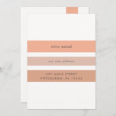 アーストーンストライプのアドレス変更の移動 (正面/裏面)