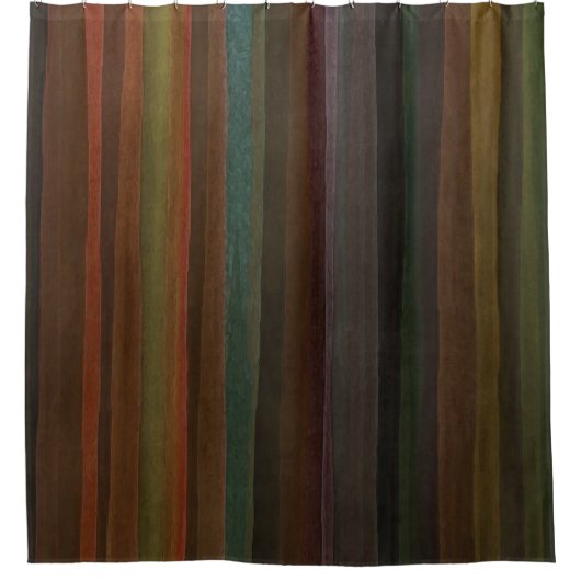 アーストーンストライプ シャワーカーテン (正面)