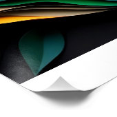 アーストーンタイガー：紙のクイル ポスター (コーナー)