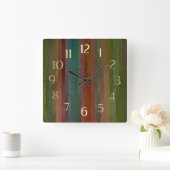 アーストーンテクノストリーク スクエア壁時計 (ホーム)