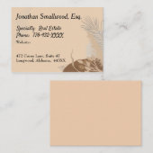 アーストーンデザイン葉アスレーター 名刺 (正面/裏面)