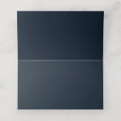 アーストーンバーンドオレンジネイビー結婚フローラズスイート プレイスカード (内部開封)