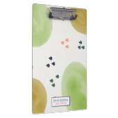 アーストーンパステル抽象芸術ブラシストローク クリップボード (右)