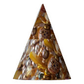 アーストーンビーズプリント パーティーハット (左)