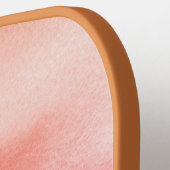 アーストーンピンクオレンジウォーターカラーモノグラム ピックルボールラケット (左詳細)