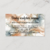 アーストーンベージュブルーグラデーション 名刺 (裏面)